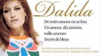 Dalida  Les enfants du Pirée  Paroles Lyrics [upl. by Yadnil202]