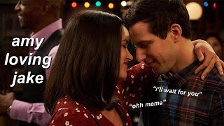 amy santiago being in love with jake peralta  brooklyn nine nine [upl. by Leanard]