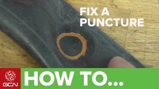 How To Fix A Bike Puncture  Repairing An Inner Tube [upl. by Trixi]