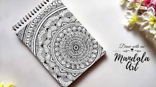 Mandala Art  Mandala Pattern  Easy Mandala Art for Beginners [upl. by Lars]