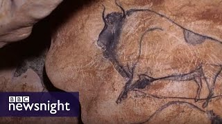 France creates replica Chauvet cave for spectacular prehistoric art  Newsnight [upl. by Chiarra]