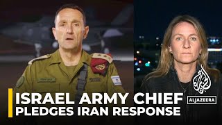 Israel army chief pledges Iran response as Western countries urge restraint [upl. by Fonzie]