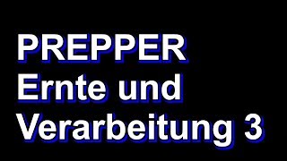 Prepper Ernte und Verarbeitung 3 [upl. by Mauricio]