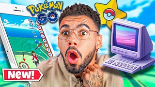 🚨ATUALIZADO 2024🚨 POKEMON GO NO COMPUTADOR COM HACK  SEM TOMAR BAN  😱🤯😍pokemongo [upl. by Dolly849]