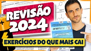 ⏰ REVISÃO DEFINITIVA ENEM 2024 O que mais cai em QUÍMICA NO ENEM [upl. by Kinnon]