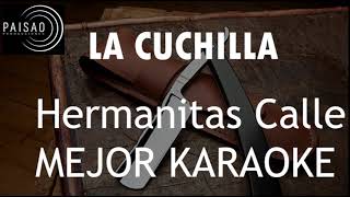 LA CUCHILLA MEJOR KARAOKE PAISAO [upl. by Lenej]