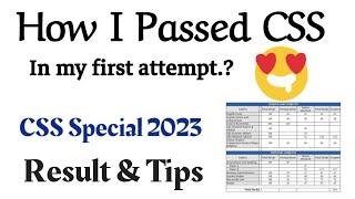 My DMC of Special CSS CSS Special 2023 Result amp Guidelines cssresult css fpsc cssexamtips [upl. by Nnaeitak]