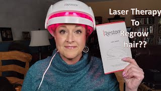 iRestore Laser Light Therapy for hair loss  Does it work Did it work for me [upl. by Aetnuahs]