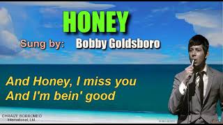 HONEY  Bobby Goldsboro with Lyrics [upl. by Aihtennek524]