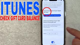 ✅ How To Check iTunes Gift Card Balance 🔴 [upl. by Hanikehs130]