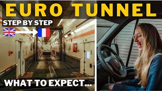 The Euro Tunnel  Step By Step Drive Through  WHAT TO EXPECT [upl. by Eniamrahc]