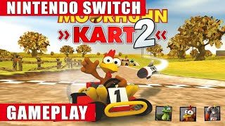 Moorhuhn Kart 2 Nintendo Switch Gameplay [upl. by Browne]