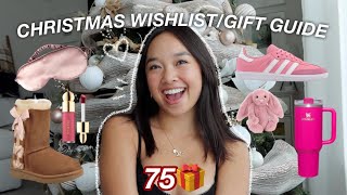 75 CHRISTMAS WISHLIST IDEASGIFT GUIDE🎁 Vlogmas Day 2 [upl. by Hebrew302]