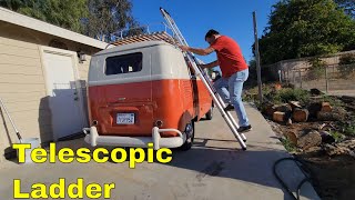 Vevor Telescopic Ladder will it work on a VW Bus [upl. by Judsen]