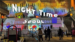 🌃 Night time exploring  🌆 Seoul  🇰🇷 Korea  서울  Lights  🪷 DJ Youn Sung Ho  NewJeansNim [upl. by Ettesyl]