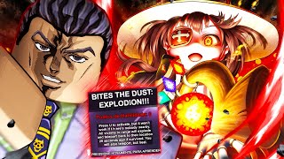 MEGUMIN BITES THE DUST O STAND SHINY MAIS INCRÍVEL QUE VOCÊ PODE OBTER NO YBA [upl. by Meibers]