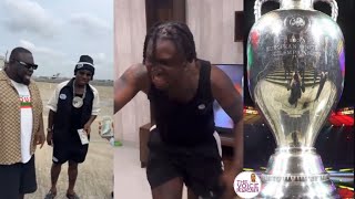 Zlantan Go Crazy after Winning 20000 Dollars Bet on Spain vs England Euro 2024 final [upl. by Anuahsat]