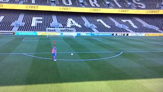 Fifa 17 How To Take Penalties And Free Kicks In Practice Arena [upl. by Ormiston]