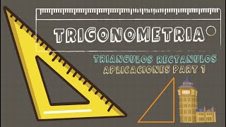 APLICACIONES de triangulas rectángulos [upl. by Atiuqihc]