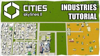 How To Build Thriving Industries in Cities Skylines 2 [upl. by Leary565]