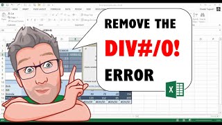 Remove the DIV0 Error in Excel [upl. by Atipul]