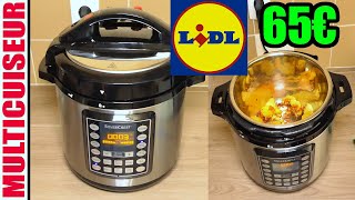 LIDL multicuiseur électrique le COOKEO MOULINEX by LIDL SILVERCREST SSM 1000 A1 autocuiseur pression [upl. by Ahsienroc209]