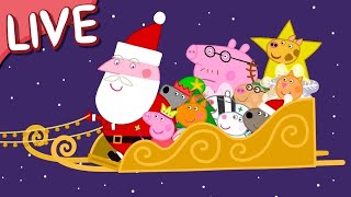 Peppa Pig Christmas Episodes 🎄 Peppa Pig STREAMING NOW 🌈 Kids Videos 🔴 [upl. by Sender]