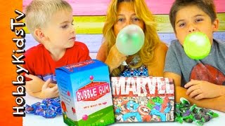 Make Your Own Bubblegum with HobbyMema and the HobbyKids [upl. by Oiled]