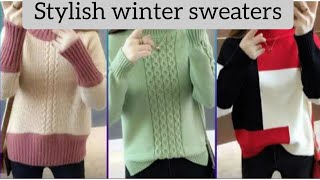 Sweater designs for girls  Stylish Sweater designs 2023  Latest sweater designs [upl. by Claresta]