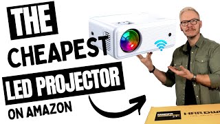 The cheapest LED projector on Amazon Is it worth it ClokoWe GC003 [upl. by Eugen]