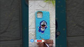 Doraemon mobile cover art 😍 l painting on mobile cover l shorts doraemon ARTXYZKING shortvideo [upl. by Yael42]