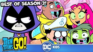 Season 3 BEST Moments Part 1  Teen Titans Go  dckids [upl. by Ainod299]