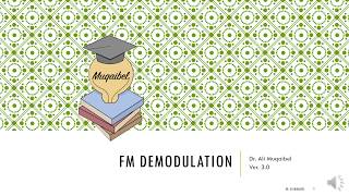 58 FM Demodulation [upl. by Orips6]