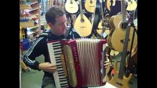 Mark plays a 2nd hand Hohner Musette IV 120 bass Piano Accordion [upl. by Mathe]