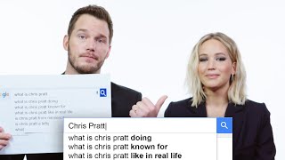 Jennifer Lawrence amp Chris Pratt Answer the Webs Most Searched Questions  WIRED [upl. by Arriat]