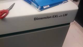 Siemens Dimension EXL 200 Diaphragm Cuvette Tape amp Load Film [upl. by Kerek47]