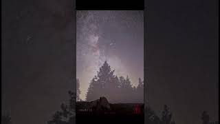 Funkadelic Milky Way Rising Over Half Dome Yosemite amp Including Andromeda Galaxy [upl. by Acnaib]