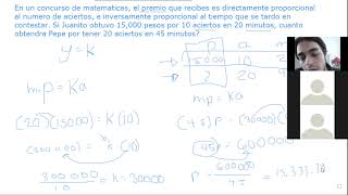 Variación Proporcional Inversa y Mixta [upl. by Ahsratan]