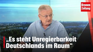 „Es steht Unregierbarkeit Deutschlands im Raum“  kronetv NACHGEFRAGT [upl. by Annawt]