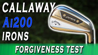 Callaway APEX Ai200 Irons FULL FORGIVENESS Review [upl. by Lynnelle374]