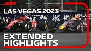 Extended Race Highlights  2023 Las Vegas Grand Prix [upl. by Arod]