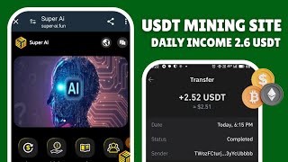 Supai Mall  New Usdt Earning Site  Usdt Money Making Website  Free Usdt Mining  Usdt Earn [upl. by Atterahs]