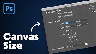 How to Change Canvas Size in Photoshop [upl. by Celisse]