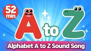 Alphabet A to Z Sound Song Compilation l Phonics for English Education [upl. by Rodmun931]