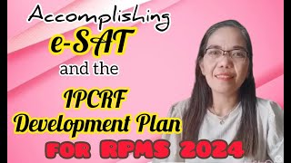 Self  Assessment Tool and the IPCRF Development Plan [upl. by Vassily359]