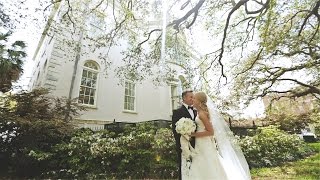 Gorgeous Charleston destination wedding video at William Aiken House [upl. by Saber]