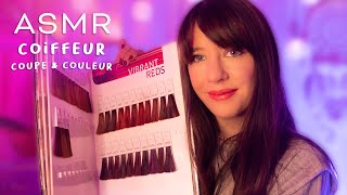 ASMR FR  Roleplay coiffeur réaliste ✂️ Coupecouleurcoiffage [upl. by Arymas24]