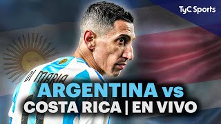 EN VIVO 🔴 ARGENTINA vs COSTA RICA  Amistoso fecha FIFA ⚽ ¡Juega la SCALONETA por TyC SPORTS [upl. by Luigino258]