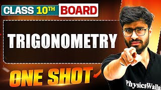 WARRIOR 2025 TRIGONOMETRY in 1 Shot FULL CHAPTER TheoryPYQs  Class 10th Boards [upl. by Enirehs]