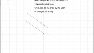 New dotted lines in iPocket Draw 3 00 [upl. by Hedi873]